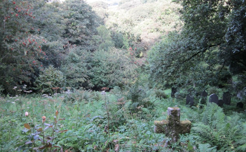 Photo: St Piran's Churchyard, Trethany, Cornwall UK 2010